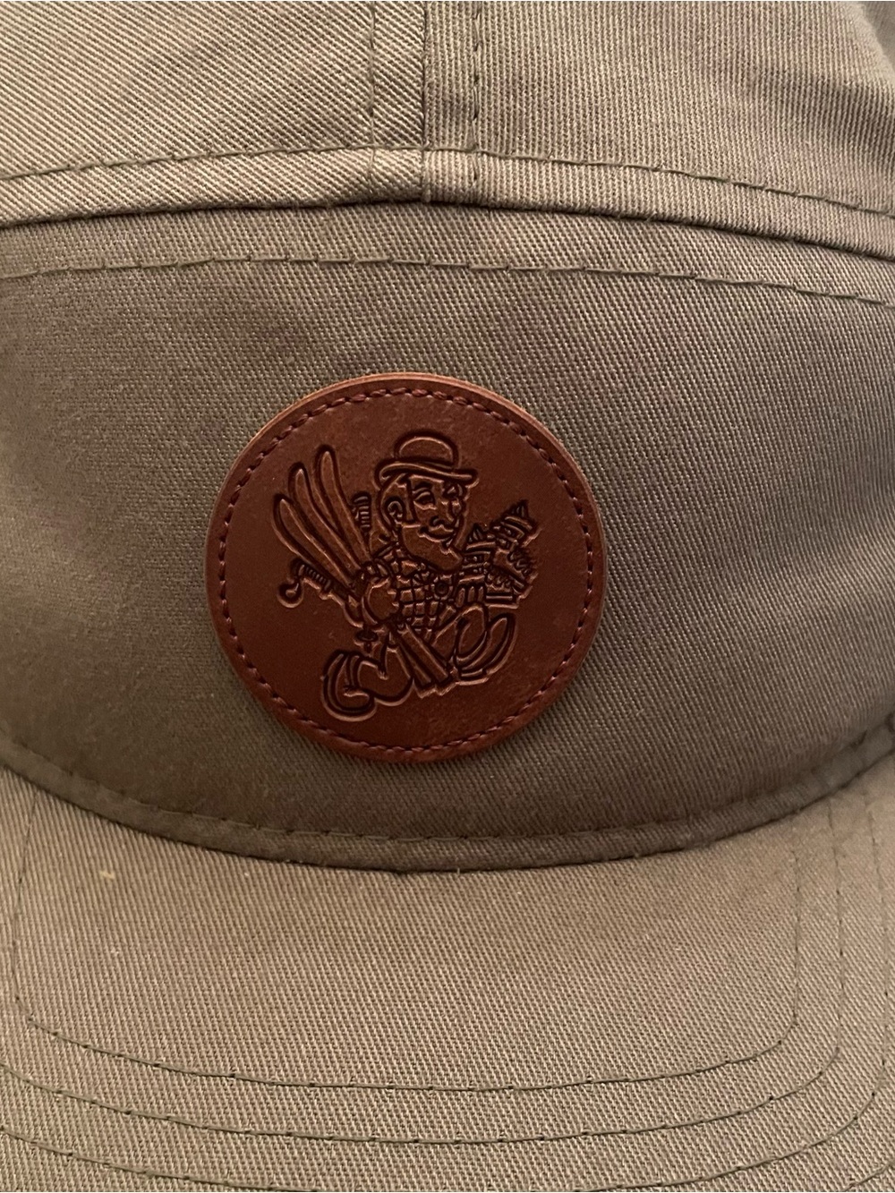 Ski Butlers Adjustable 5-Panel Cap with Leather Patch - Picture 2 of 8